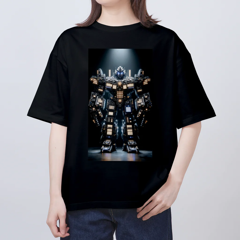 Team BlackPadsのROBOPAD  |Team Blackpads x Urinamiコラボシリーズ オーバーサイズTシャツ