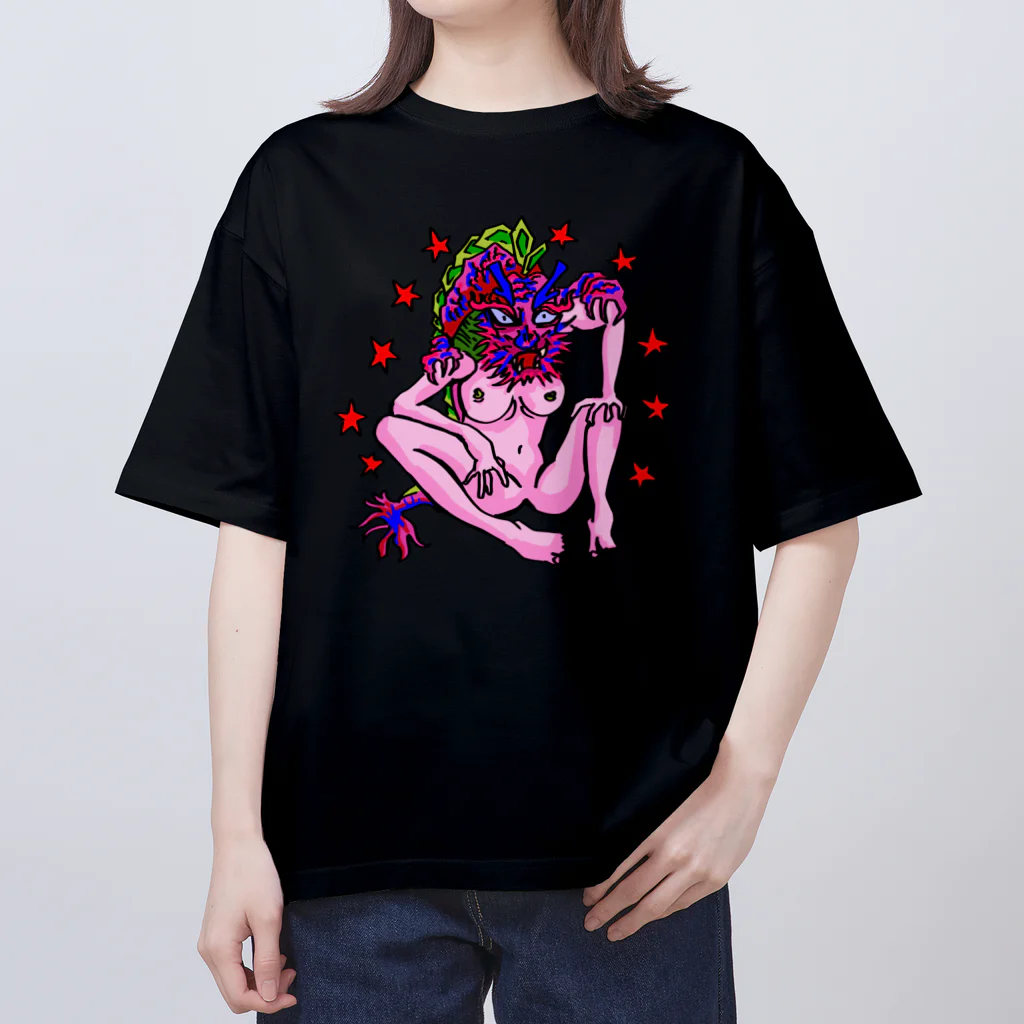 JINPIN (仁品)のドラゴンヘッドガール オーバーサイズTシャツ