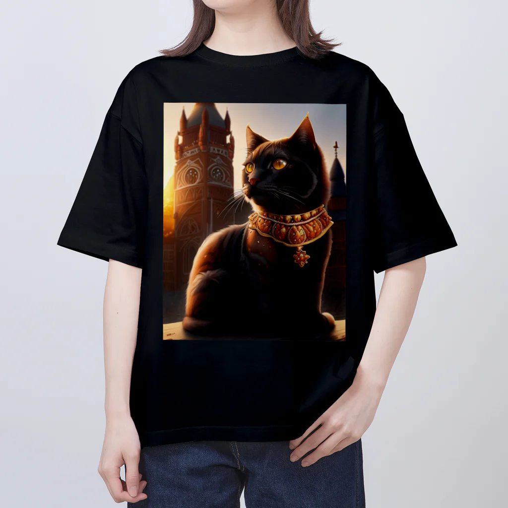 keipoohの貴族の愛した猫　シャムリ Oversized T-Shirt