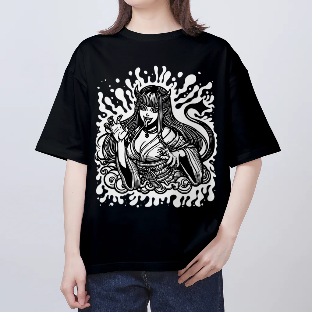 UNchan(あんちゃん)    ★unlimited chance★の鬼姫 HOTOBASHI オーバーサイズTシャツ