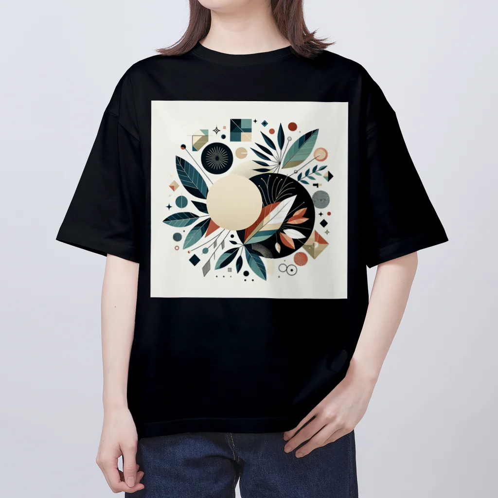 BochiBoochi-walkerのジオメトリー11 Oversized T-Shirt