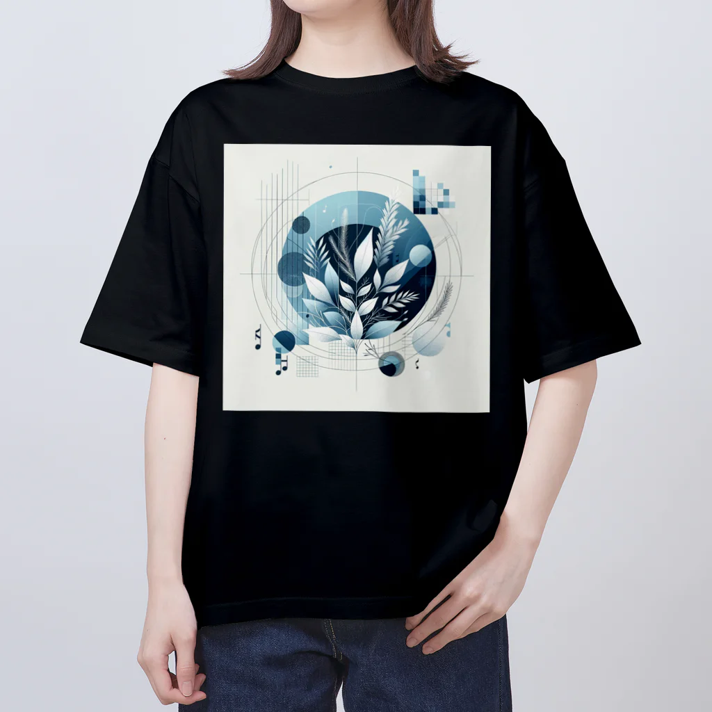 BochiBoochi-walkerのジオメトリーA25 Oversized T-Shirt