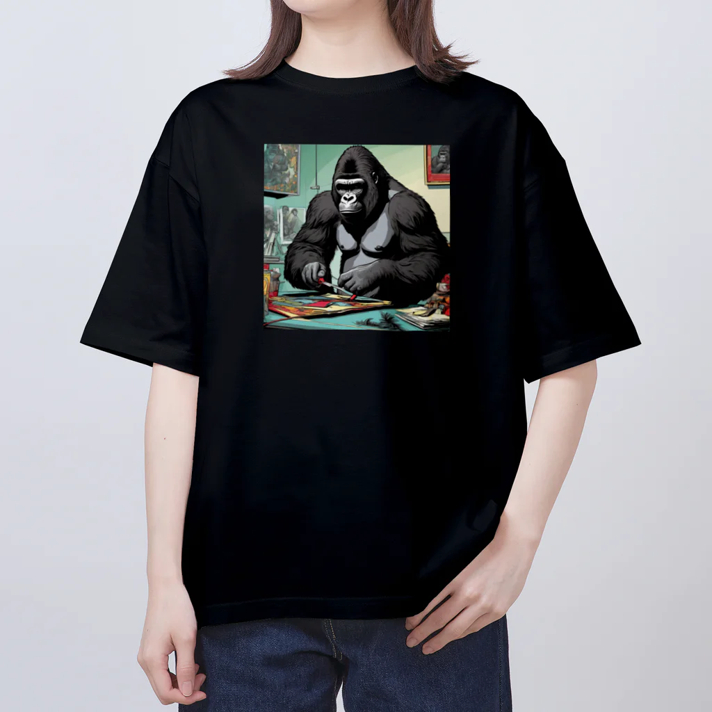 studioCHARGEの作業ゴリラ Oversized T-Shirt