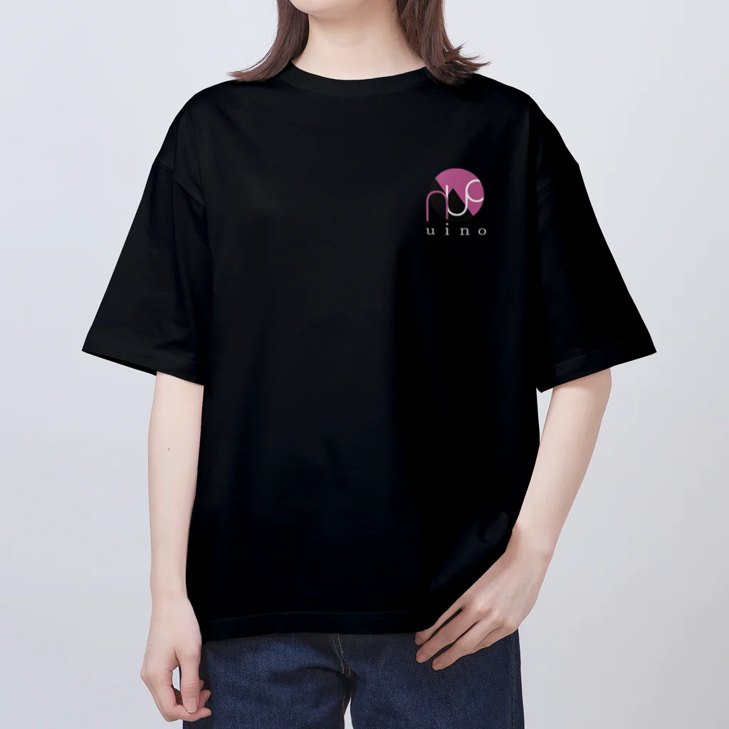 uinoe（ウイノエ）のuino_logo_BK Oversized T-Shirt