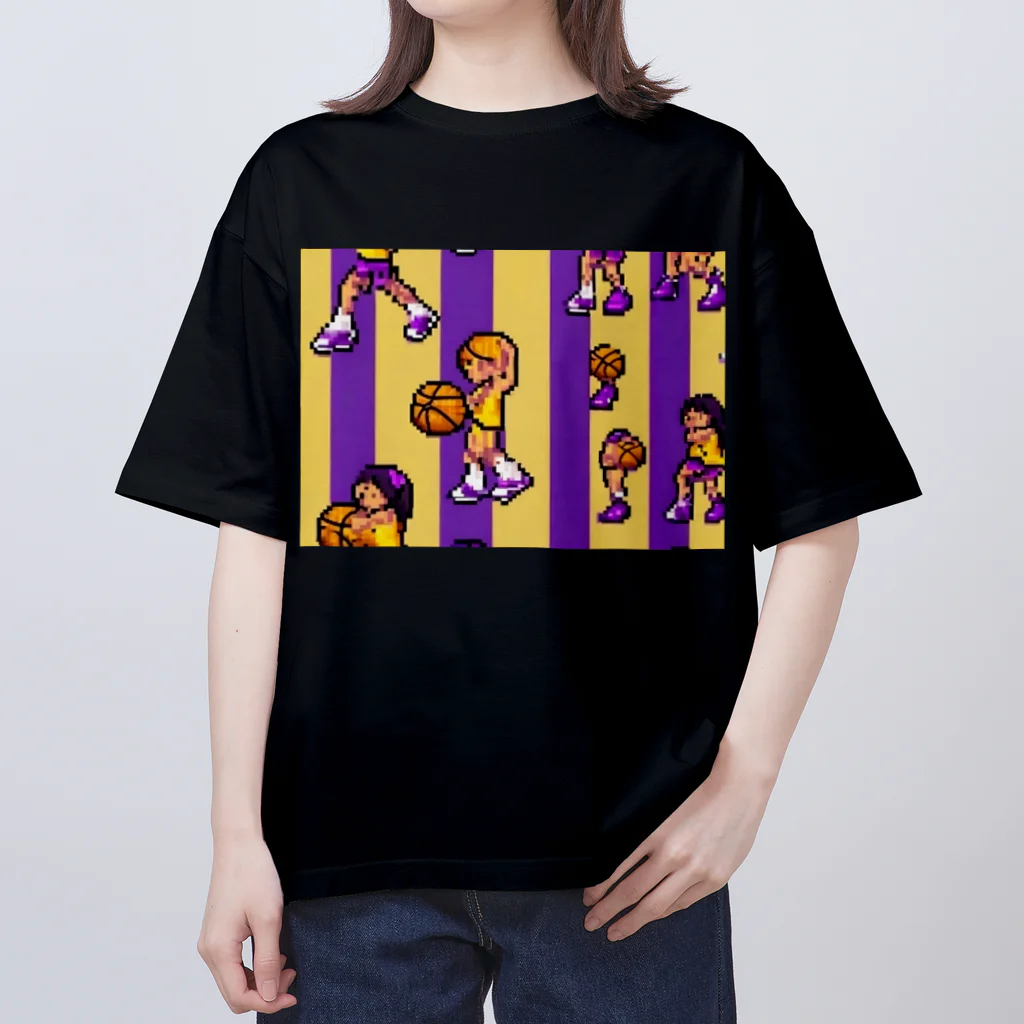 空が好きのバスケの女の子 Oversized T-Shirt