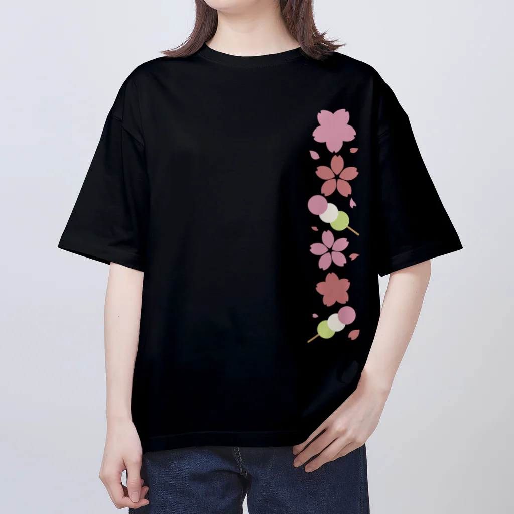 つきしょっぷのお花見 オーバーサイズTシャツ