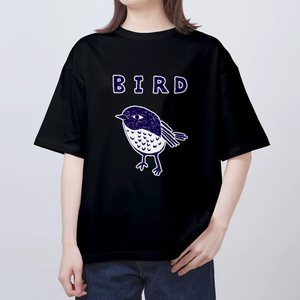 NIKORASU GOのトリマニア専用デザイン「BIRD」（Tシャツ・パーカー・グッズ・ETC） オーバーサイズTシャツ