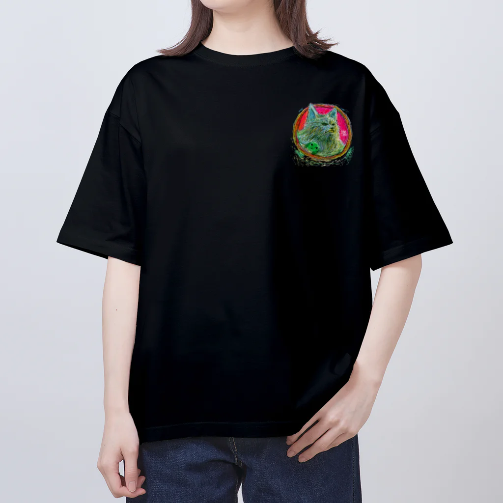 仙人掌/sabotenのワーウルフとサボテン Oversized T-Shirt