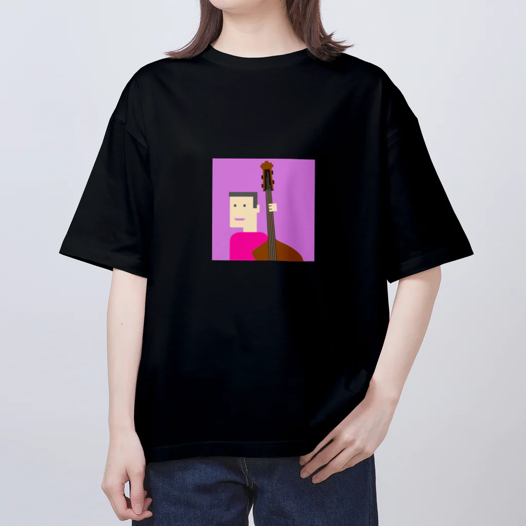 いまさしの意識低いコントラバス弾き Oversized T-Shirt