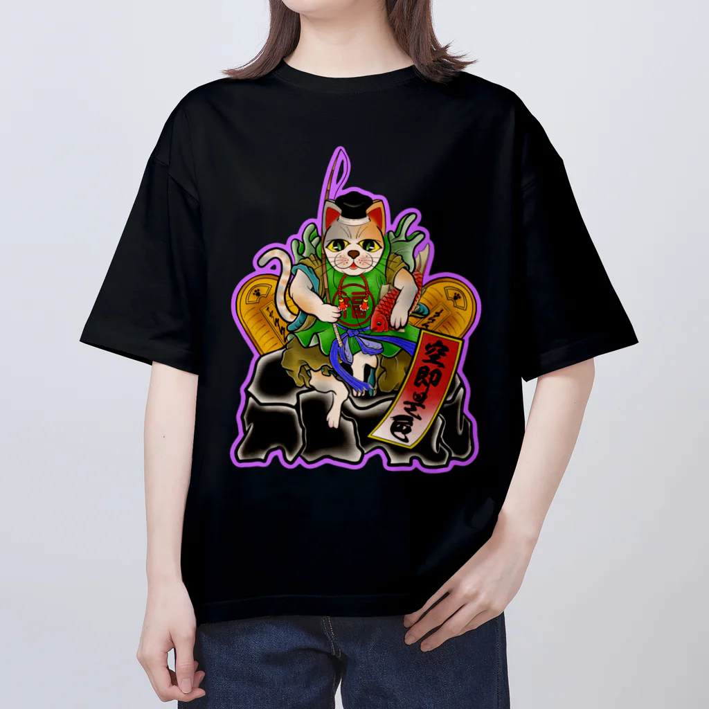 IROMIZU【いろみず】の【恵比寿ネコ】オーバーサイズTシャツ Oversized T-Shirt