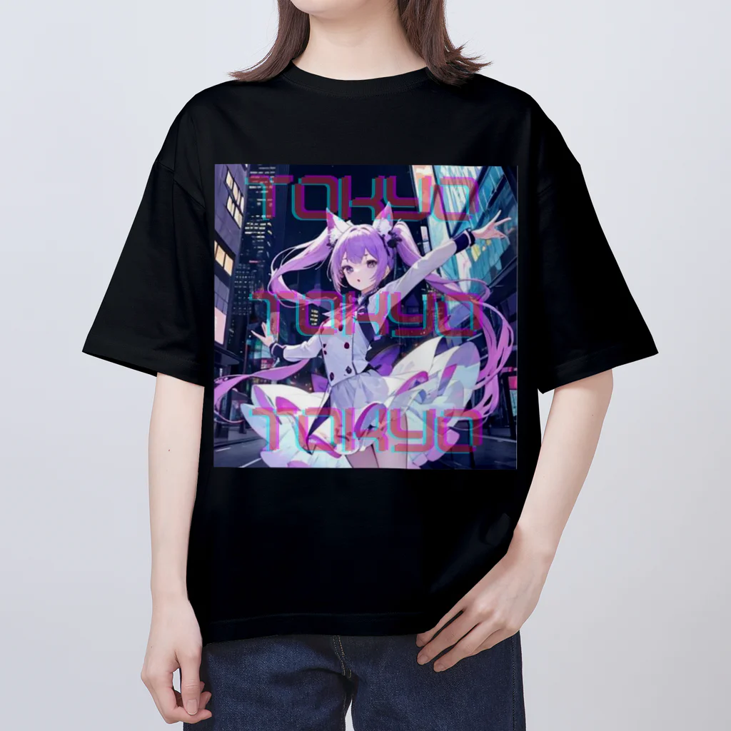 東京少年少女達の東京電脳アイドル Oversized T-Shirt