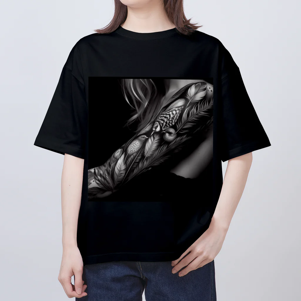 ⭐️digital aRt iChi⭐️の☆大人気☆ 刺青 タトゥー オーバーサイズ カットソー Tシャツ メンズ レディース オーバーサイズTシャツ