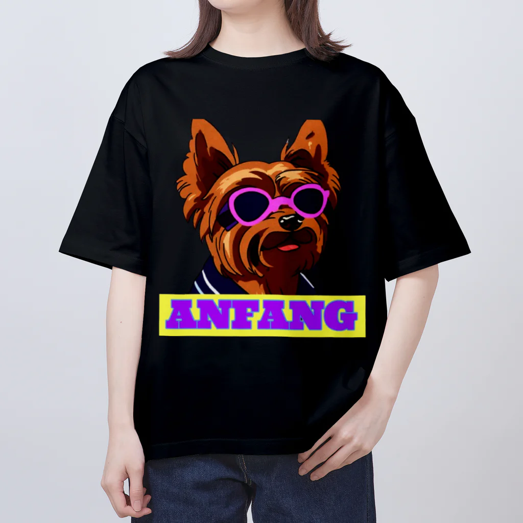 ANFANG のANFANG パリピヨーキー　シリーズ オーバーサイズTシャツ