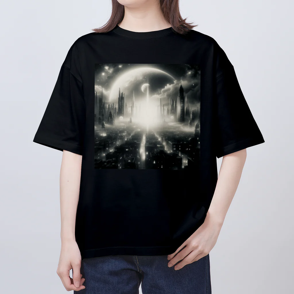 gates_of_heavenの近未来都市 Oversized T-Shirt