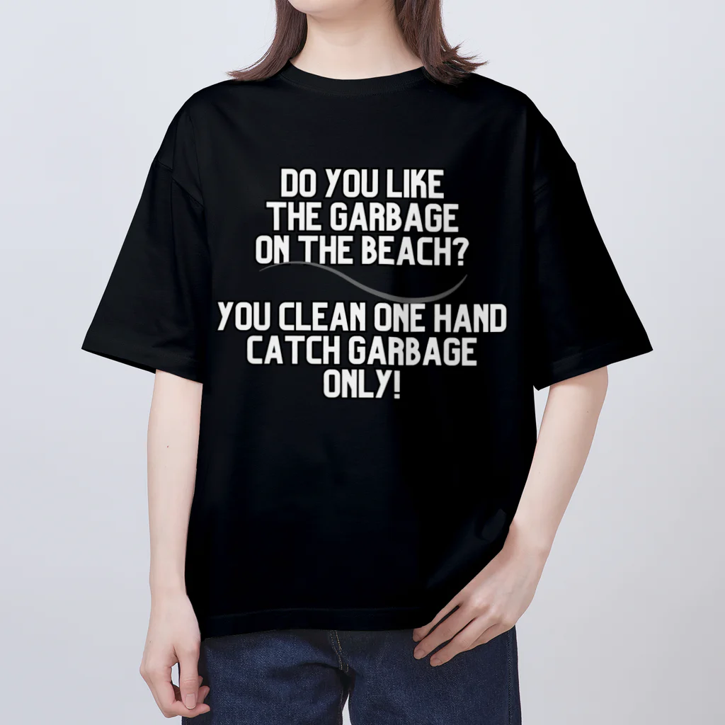 THREE;RIDE_Surf/Skate/SnowのTHREE RIDE：ビーチクリーンＴシャツ Oversized T-Shirt