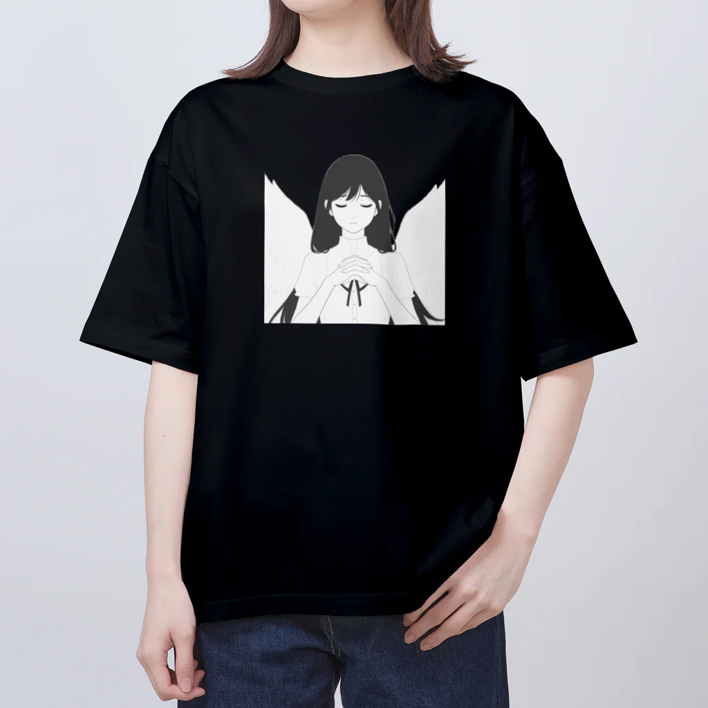 Genelendの天使ガールＴシャツ Oversized T-Shirt