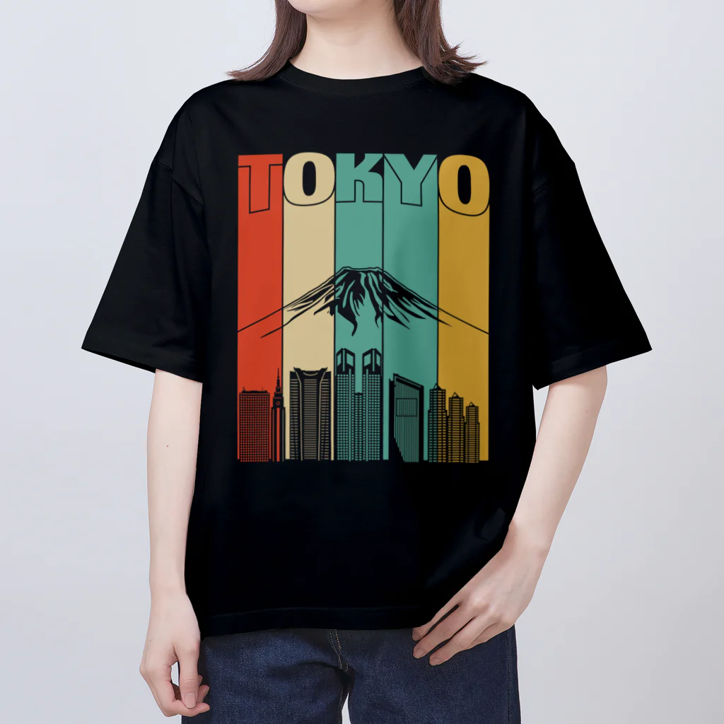 Stylo Tee Shopの東京と富士山 Oversized T-Shirt