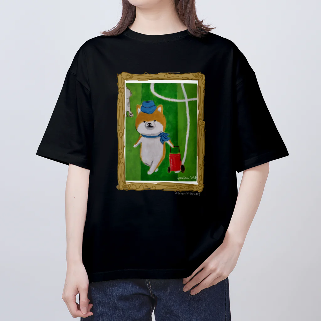 ポケファス ショップの【CAさんでライン引き02】TS オーバーサイズTシャツ