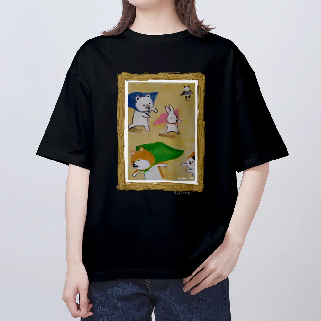 ポケファス ショップの【マントのとりあい】TS Oversized T-Shirt