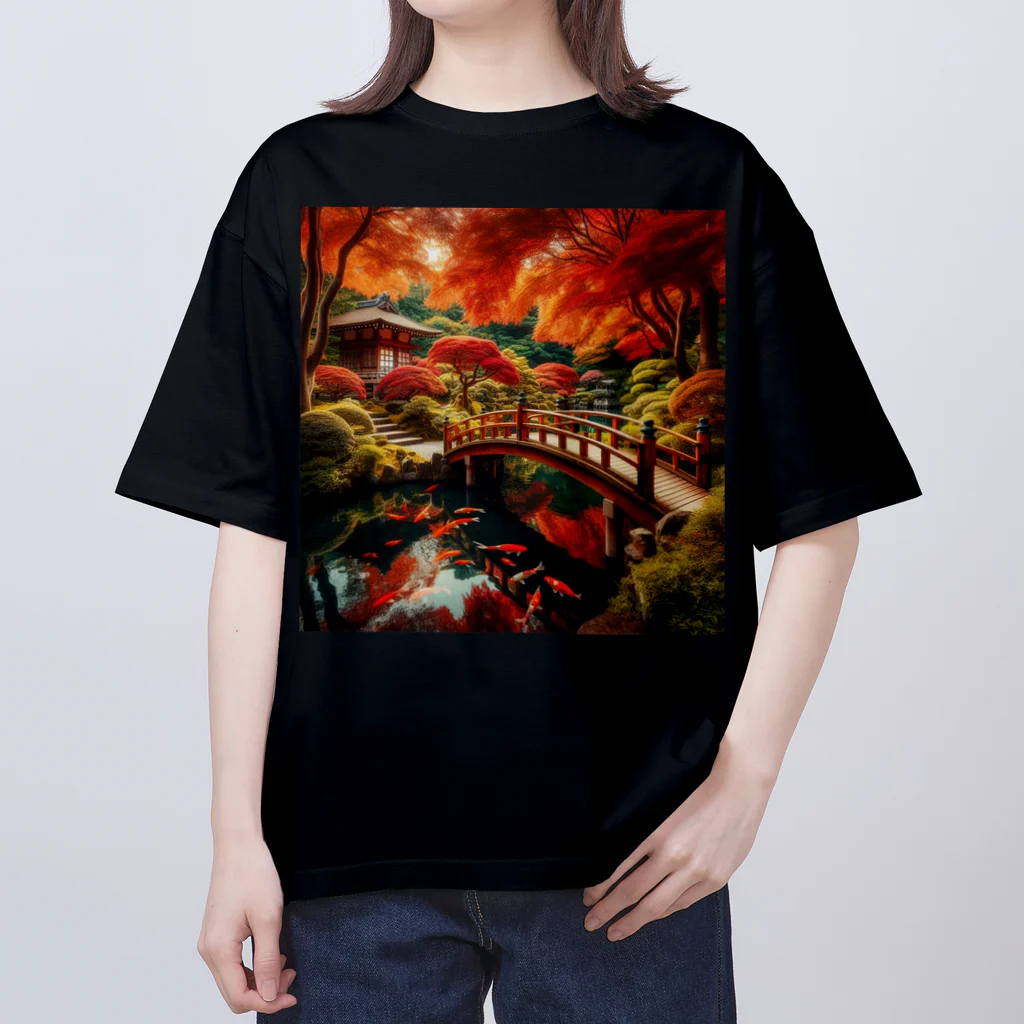 有栖の日本庭園2 Oversized T-Shirt