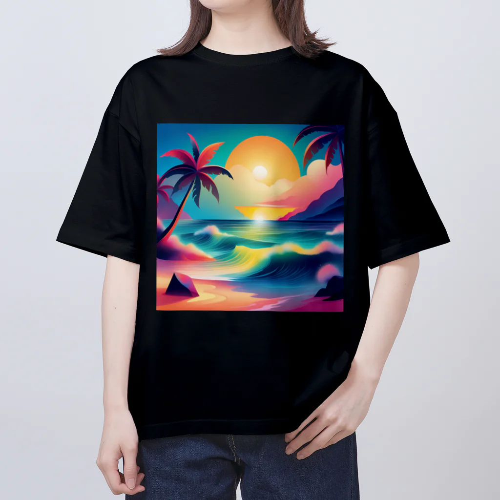 poniponiの幻想的な夏 オーバーサイズTシャツ