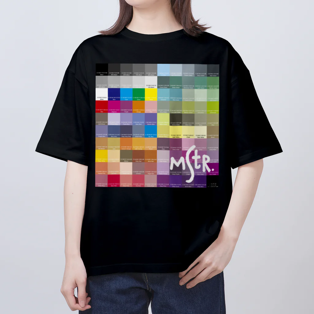 MstR_Laboのカラフル オーバーサイズTシャツ