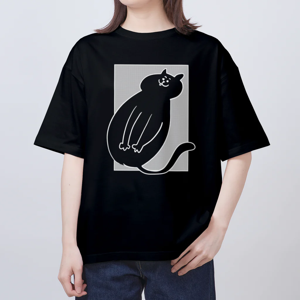 けちゃっぷごはんのお店のおへそナイナイねこ🐱 オーバーサイズTシャツ