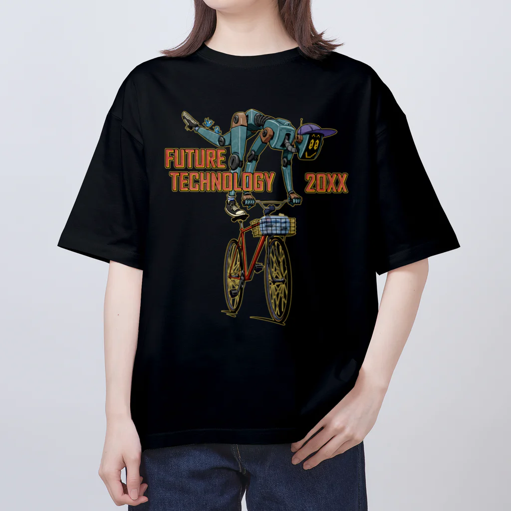 nidan-illustrationの"FUTURE TECHNOLOGY 20XX" オーバーサイズTシャツ