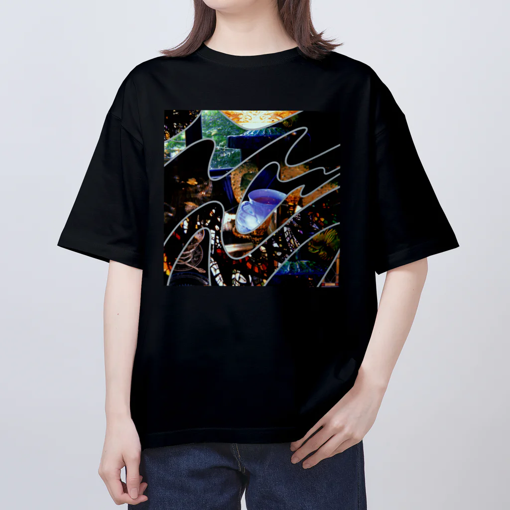 ﾄﾙｺﾞﾚの旅の宝石　コラージュ Oversized T-Shirt
