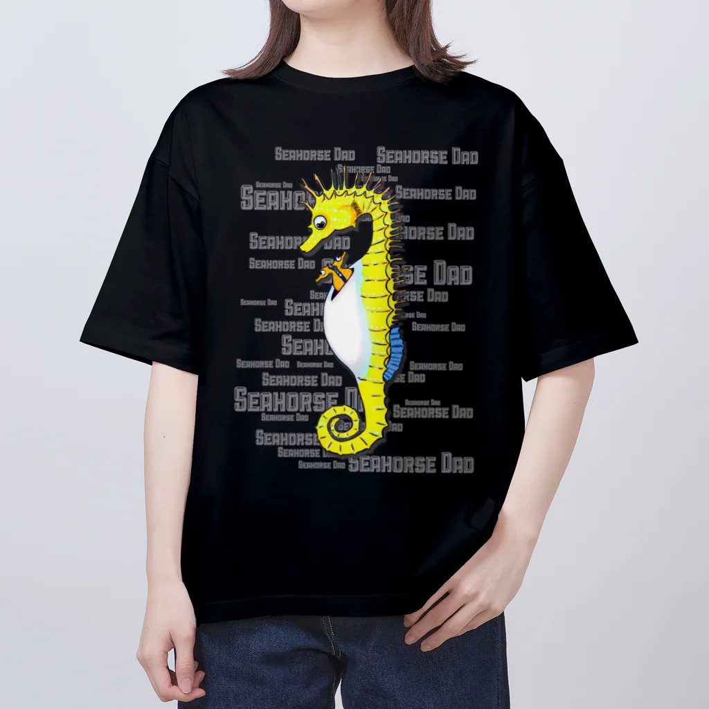 LalaHangeulのSeahorse Dad  オーバーサイズTシャツ