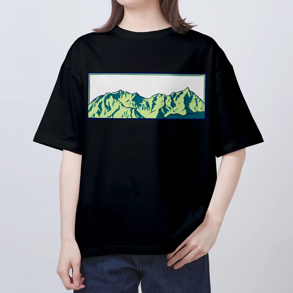 まつのき商店の槍穂高連峰A Oversized T-Shirt