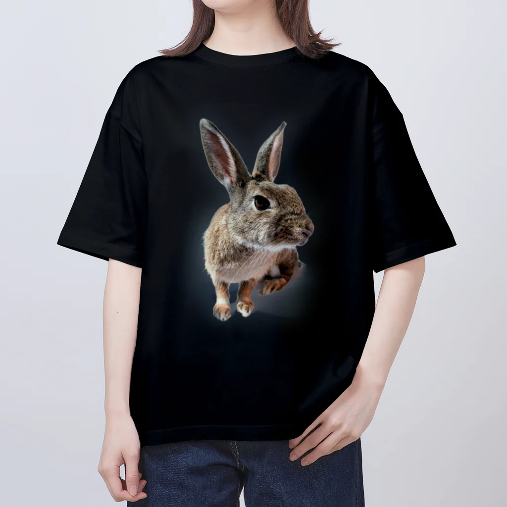 Rubbishのうさぎさん オーバーサイズTシャツ