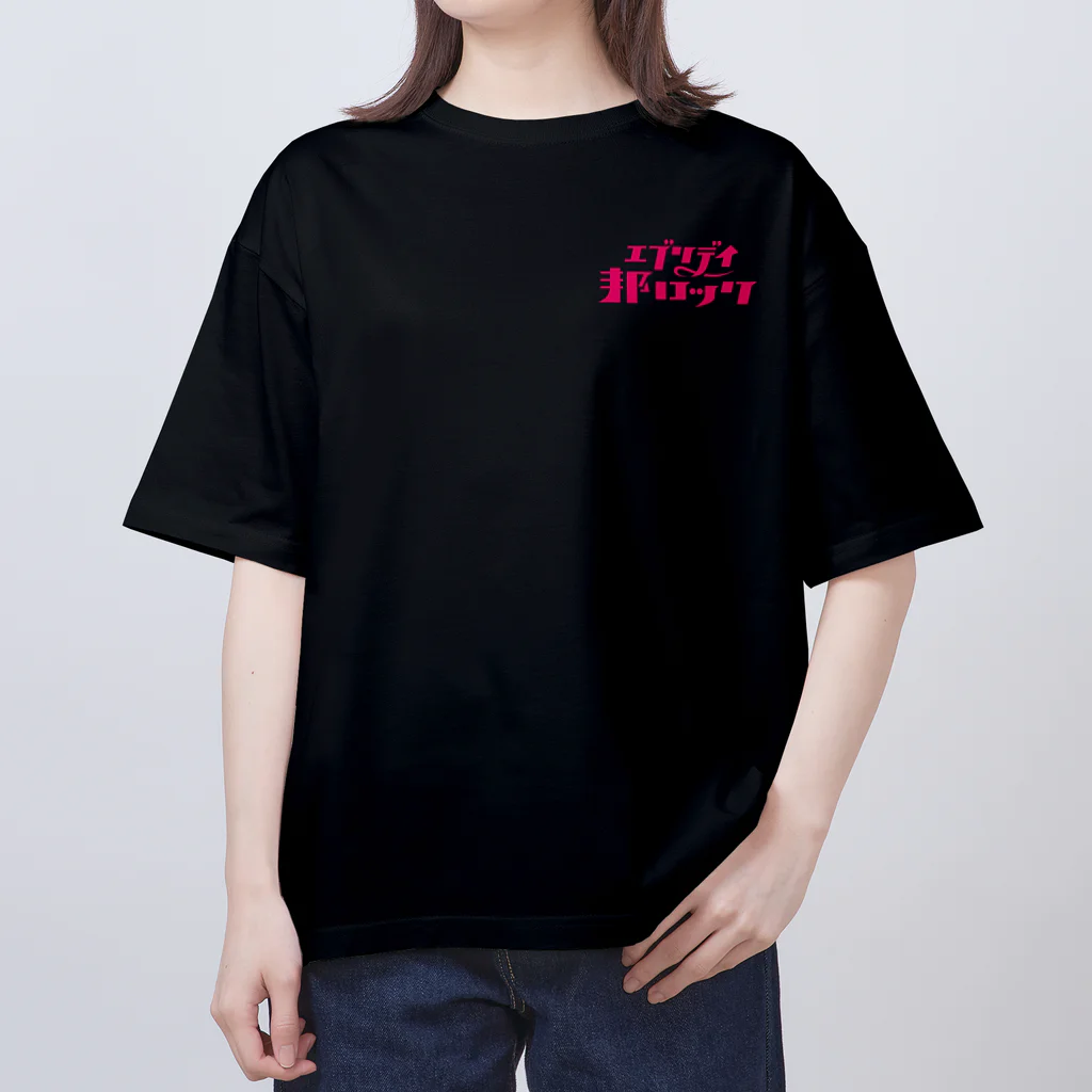 mojiasobiのエブリデイ邦ロック オーバーサイズTシャツ