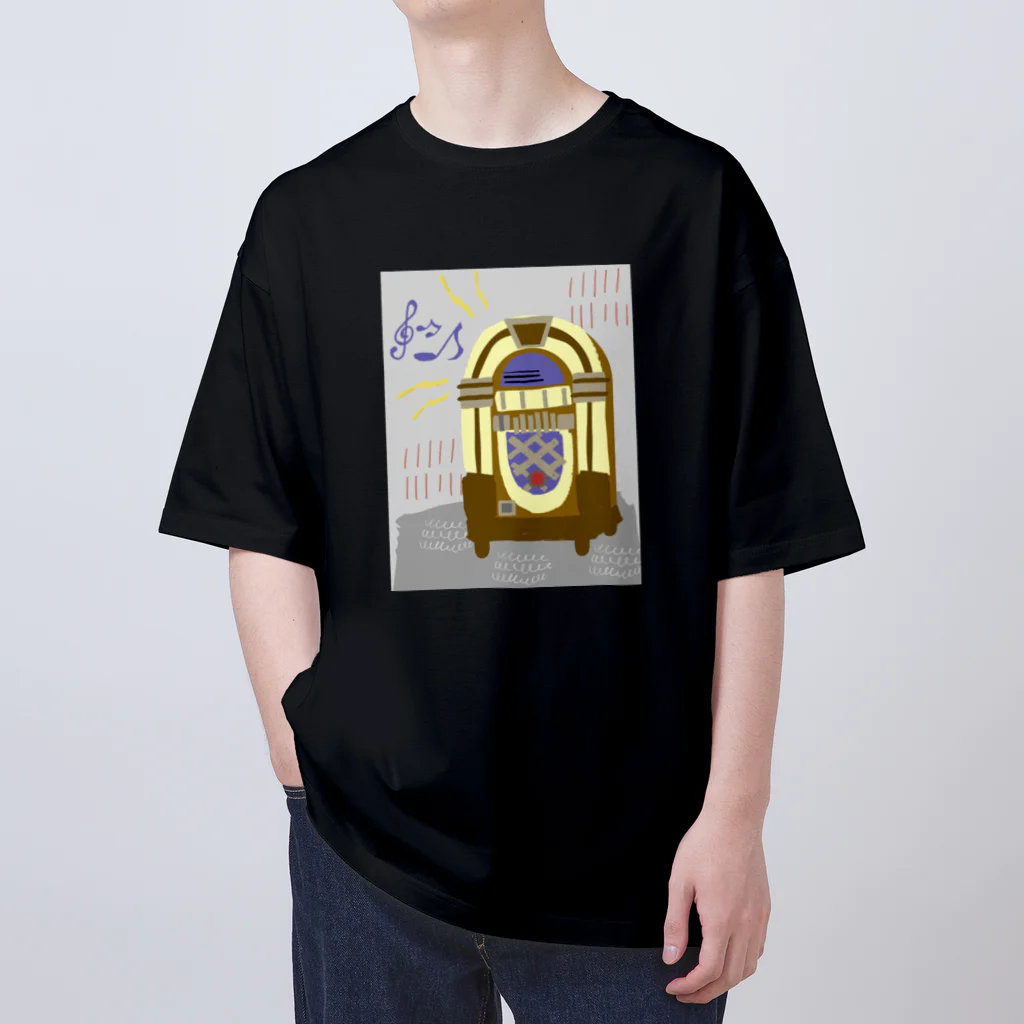 sandy-mのダンスホールのレトロなジュークボックス Oversized T-Shirt