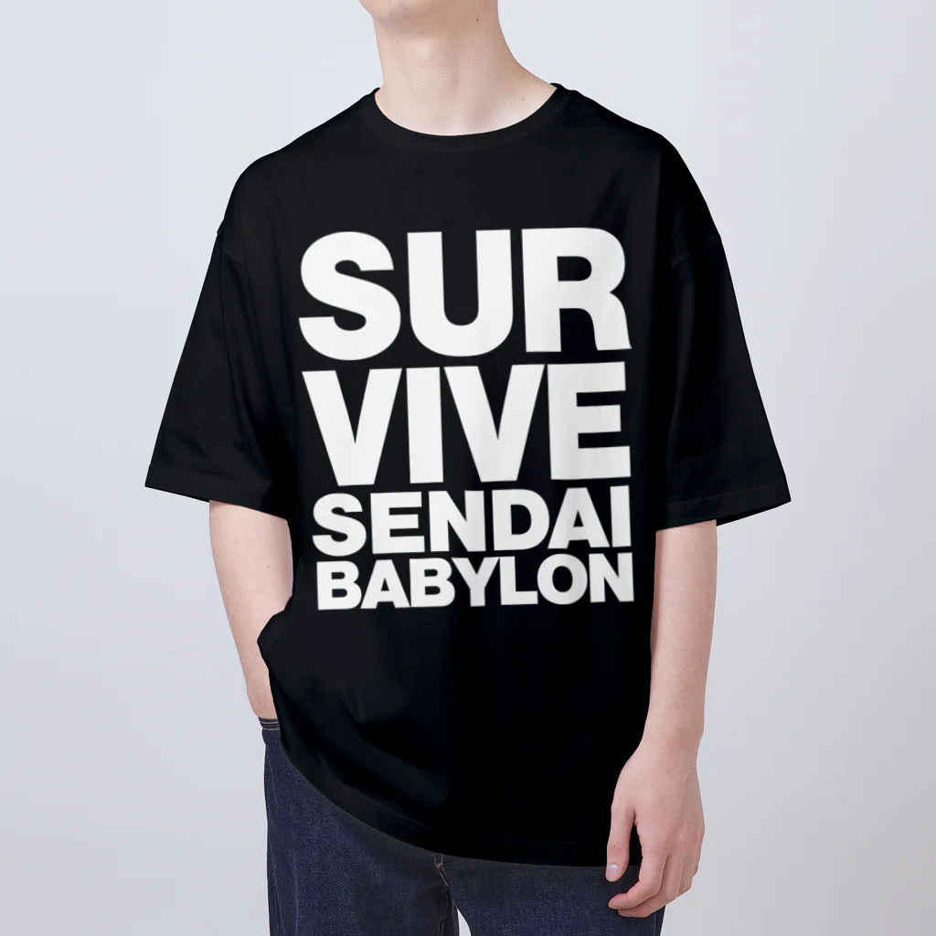 SURVIVESENDAIBABYLON@鈴木無花果のSURVIVESENNDAIBABYLON オーバーサイズTシャツ