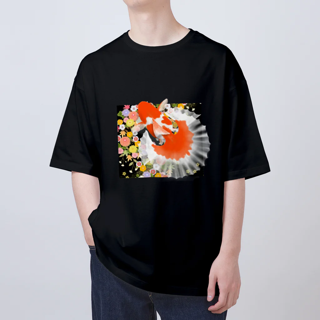 箱庭金魚❀暁姫の土佐錦  Oversized T-Shirt