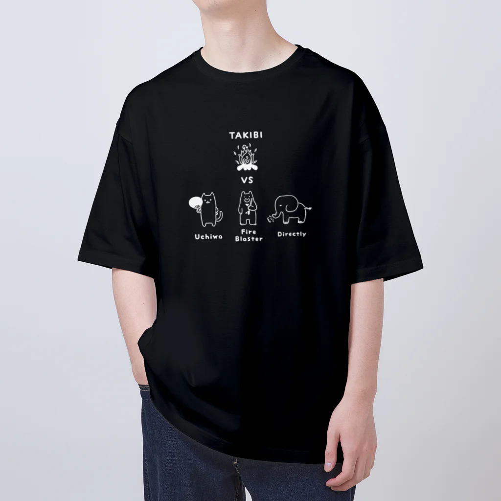 Andiamoのあなたは何派？（白） Oversized T-Shirt