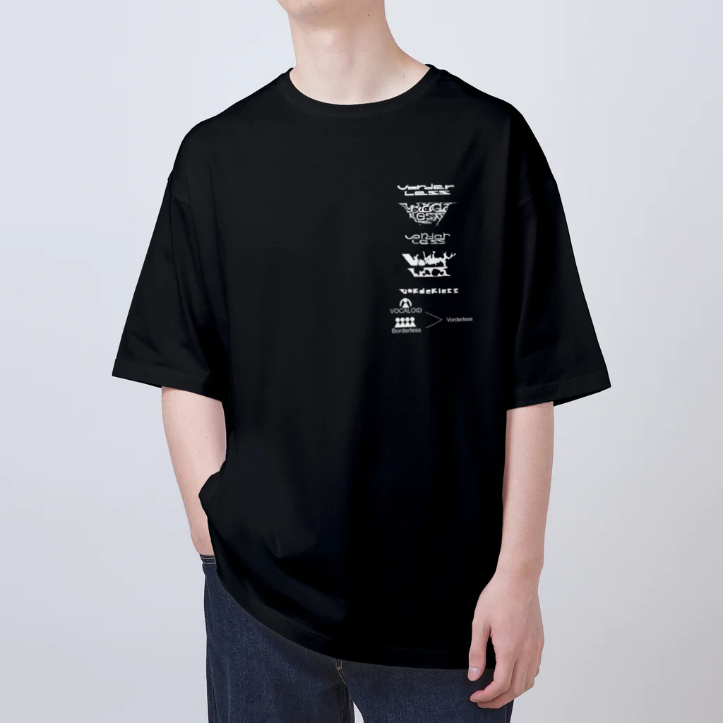 MUNIKISSのVorderlessオリジナルTシャツ　バックイラストVer オーバーサイズTシャツ