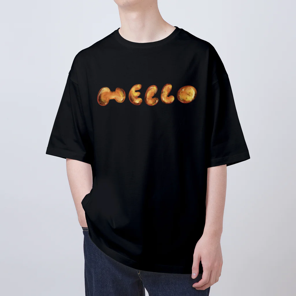 TOMOS martのHELLO琥珀 Oversized T-Shirt