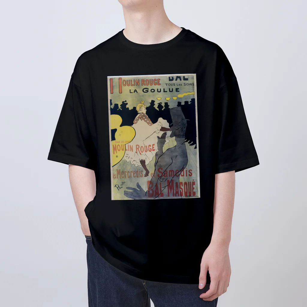 PALA's SHOP　cool、シュール、古風、和風、のル・ムーラン・ルージュ」のポスター、アンリ・ド・トゥールーズ＝ロートレック、1891年 Oversized T-Shirt