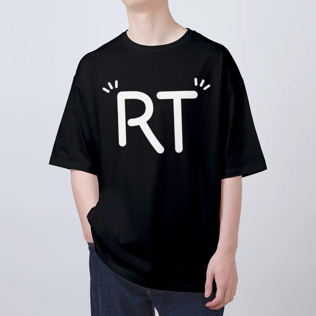 文字でもじもじ 文字ＴシャツのRT Oversized T-Shirt