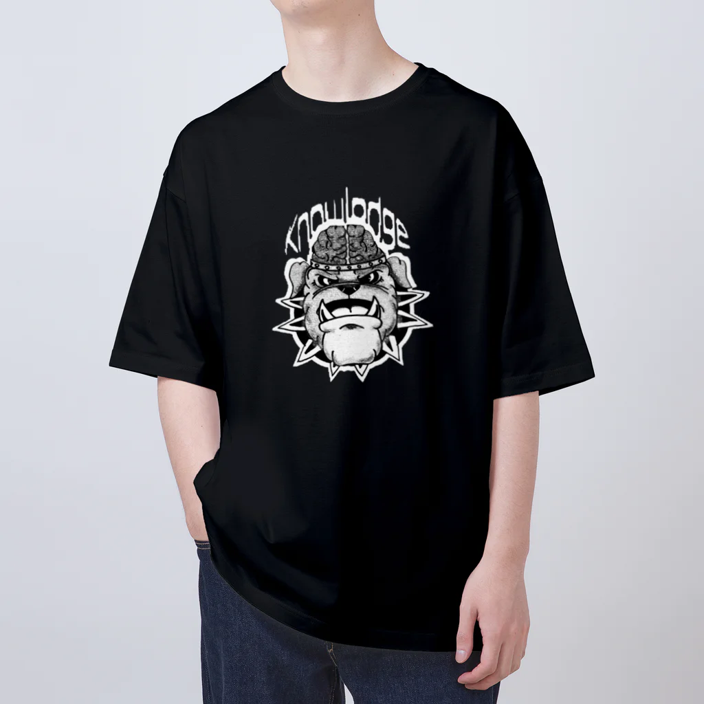 knowledgeのbulldog Black Oversized T-Shirt