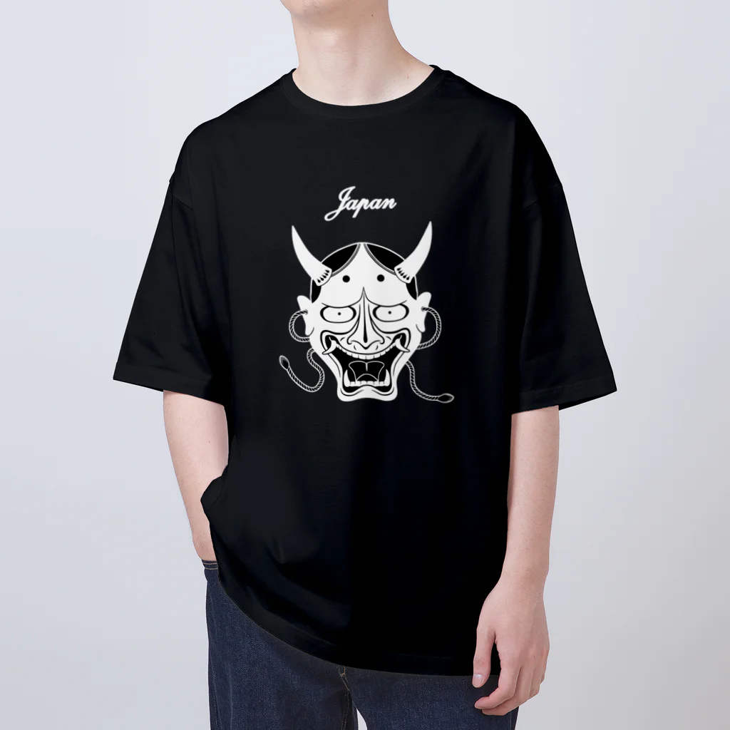 リュウラクドウの般若（スカジャン風） Oversized T-Shirt