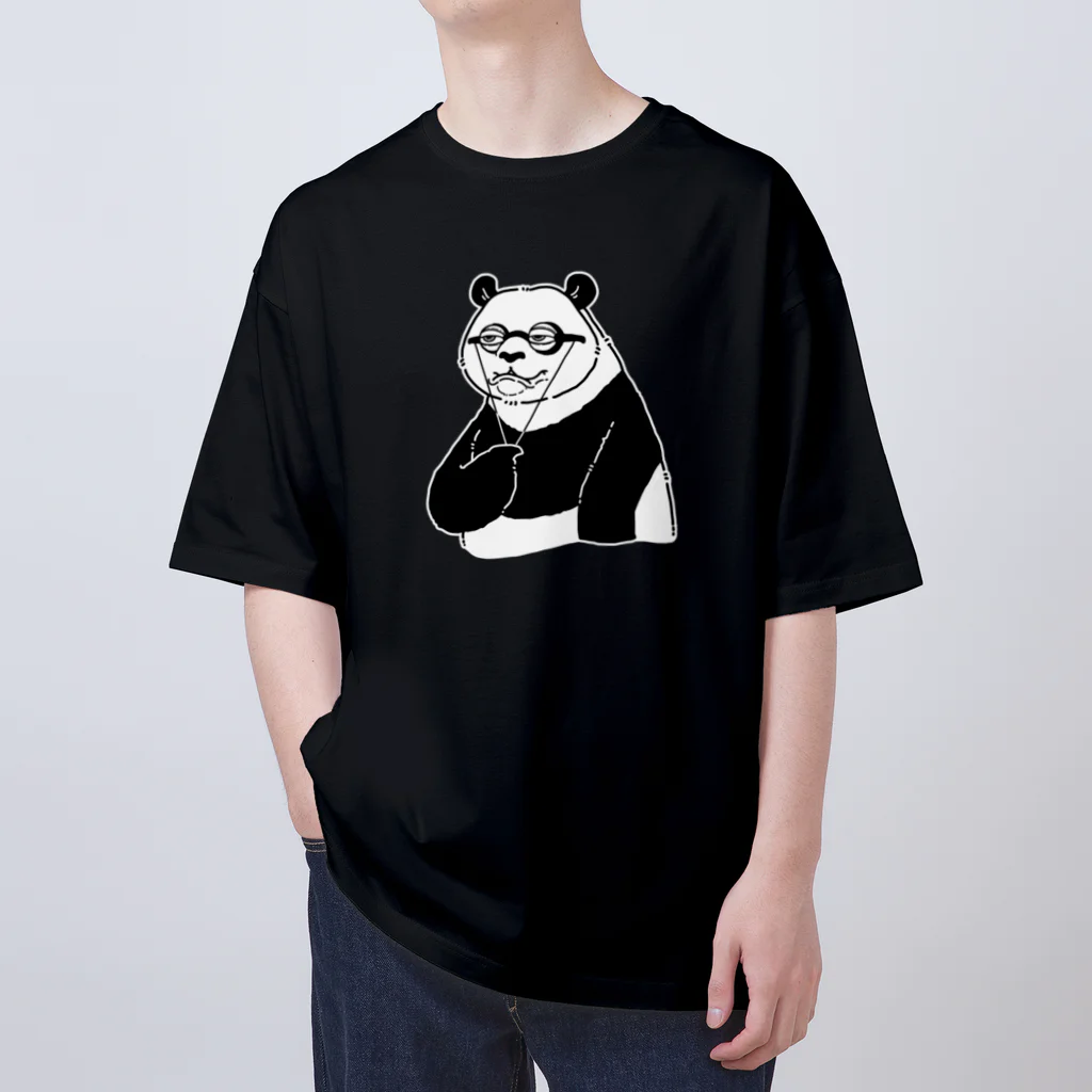 wakutaのねむそうなパンダ オーバーサイズTシャツ