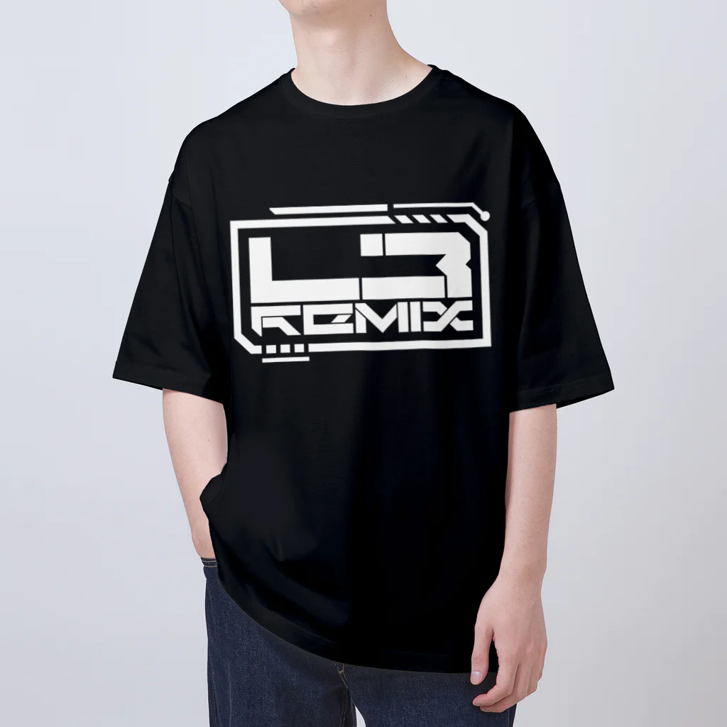 Level#3 RemixのL3 Remix White Logo オーバーサイズTシャツ