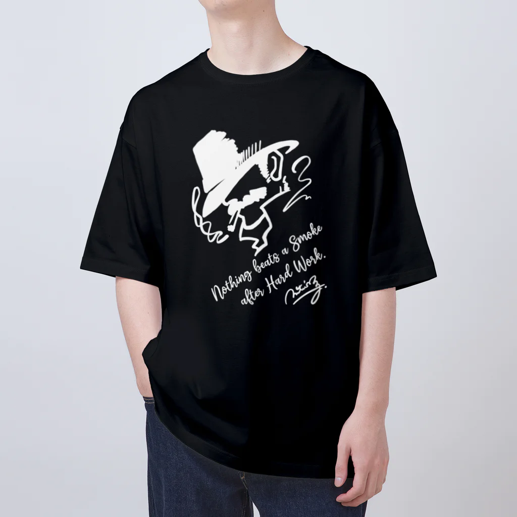 Andiamoの至福の一服（白） Oversized T-Shirt