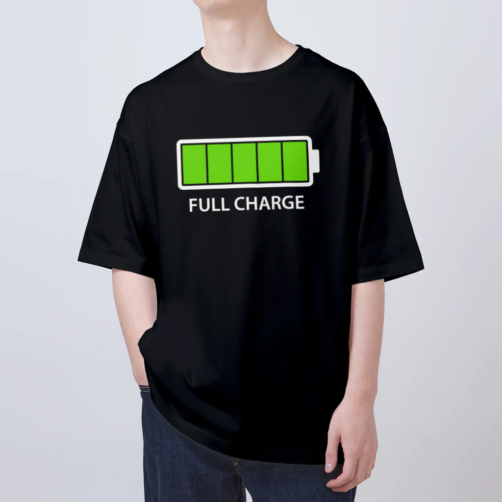 THIS IS NOT DESIGNのフル充電 Oversized T-Shirt