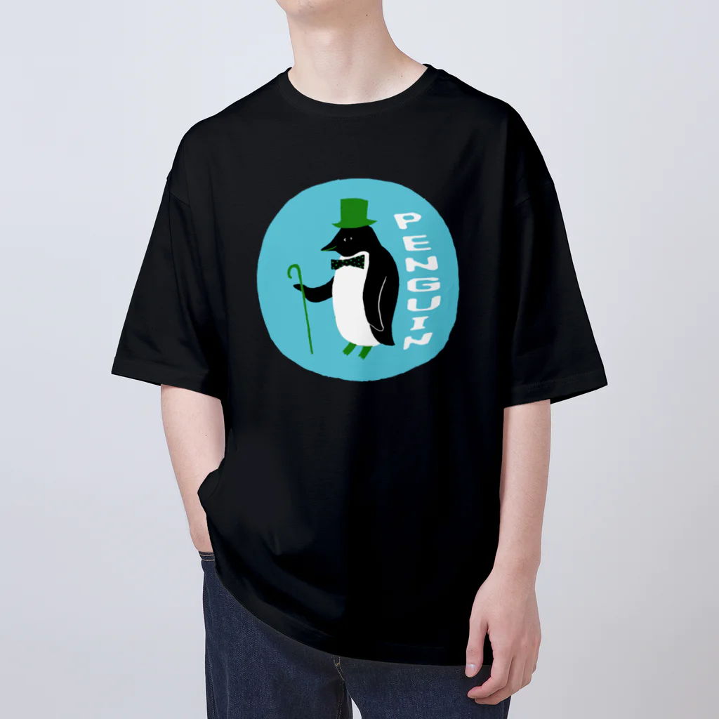 gogocats-shopのみんな大好きペンギン君 オーバーサイズTシャツ