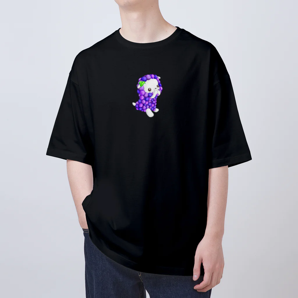 satoayaのアニマルカフェのフルーツアニマル　ブドウヒツジ Oversized T-Shirt