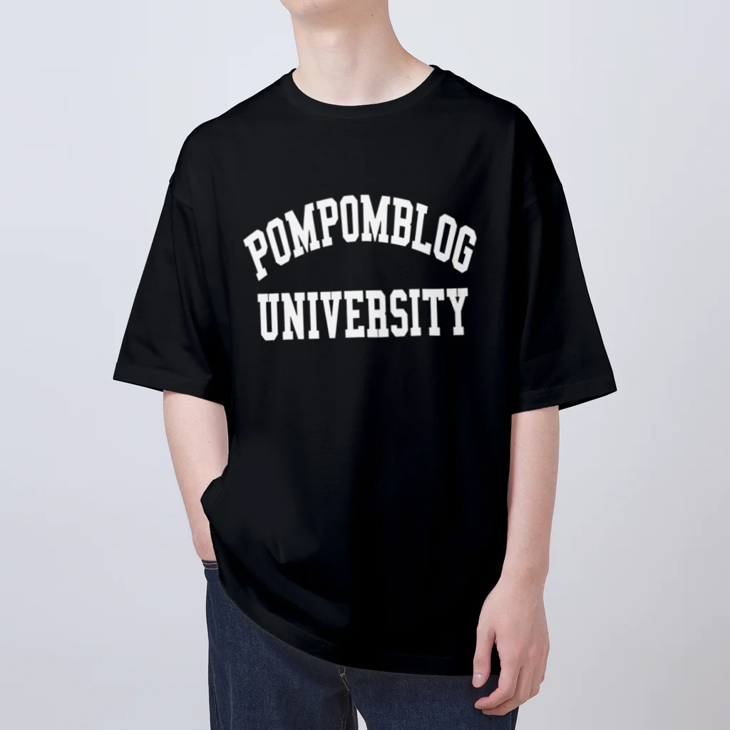 mf@PomPomBlogのPom Pom Blog University オーバーサイズTシャツ